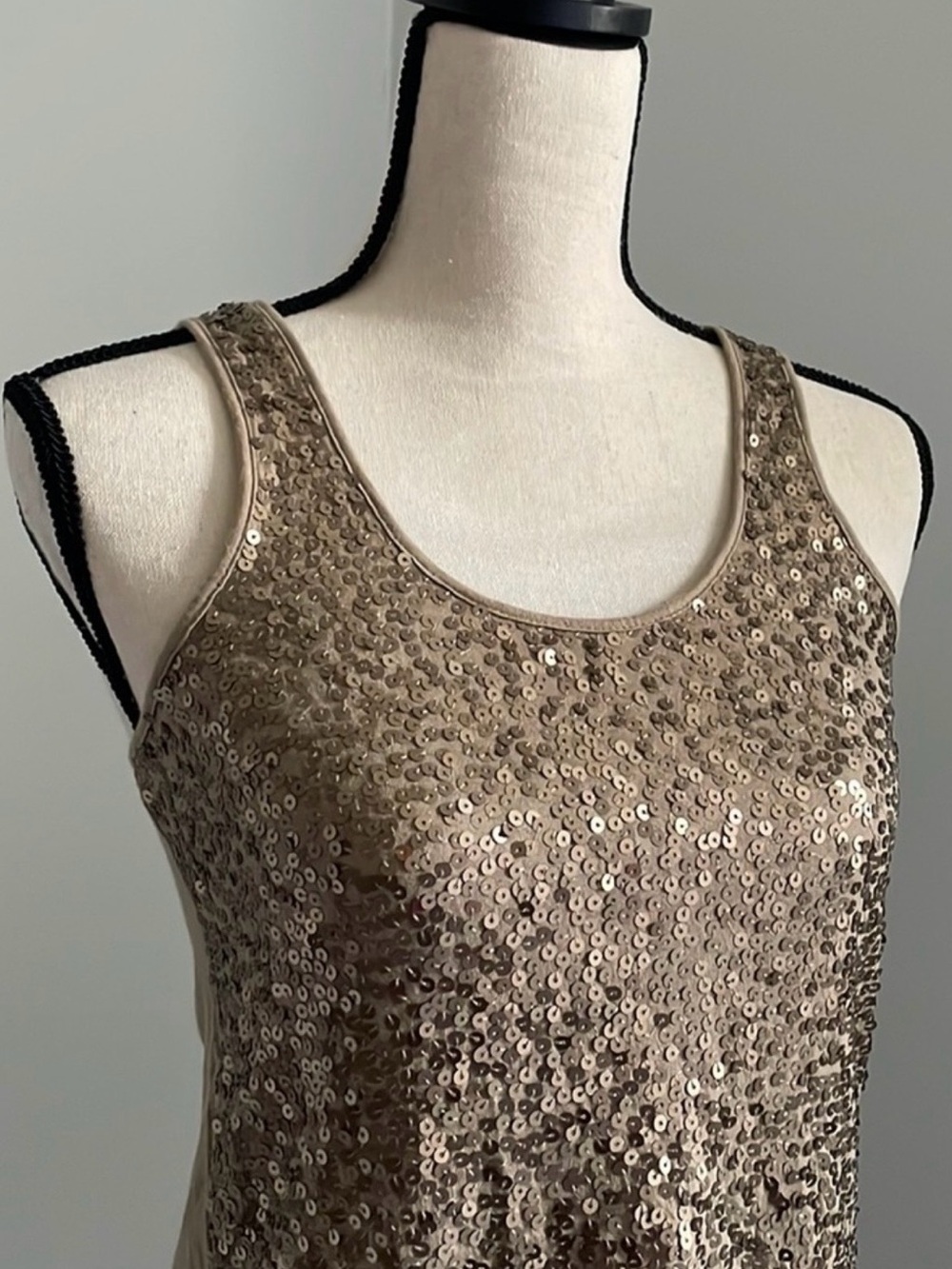 EXPRESS Gold/Copper Tank Blouse - Picture 4 of 7